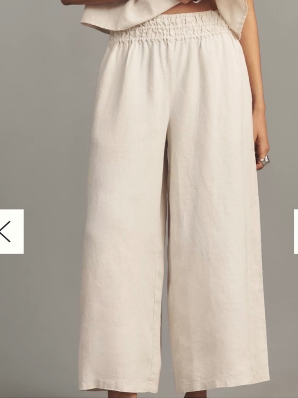 Anthropologie Somerset 100%
Linen Pull-On Pants Tan size 3XL - Picture 2 of 8